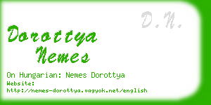 dorottya nemes business card